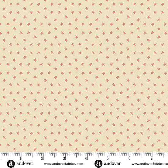 Andover Jingle Bell 10359 L Pink Starlight By The Yard