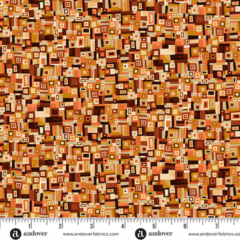 Andover/Makower Golden MU160 Y Yellow Patchwork By The Yard