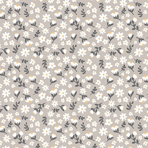 Studio E Hello Honey! 7827 39 Tossed Daisies Taupe By The Yard