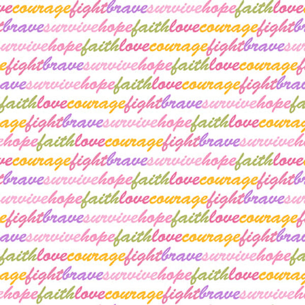 Studio E Pink Power 7971 02 Pink Script 2.625 YARDS