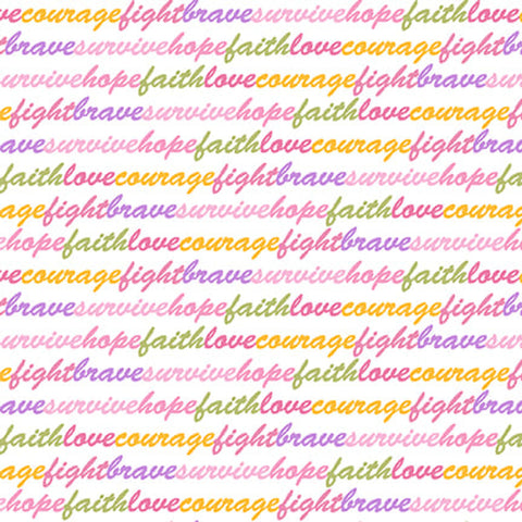 Studio E Pink Power 7971 02 Pink Script 2.625 YARDS