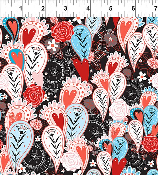 In The Beginning Alice 7AL 1 Red Hearts By The Yard