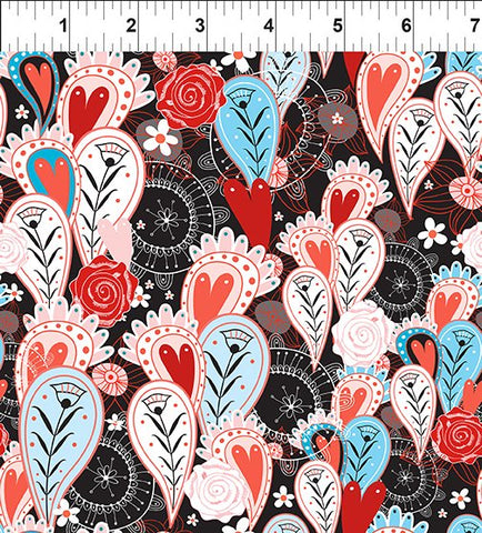 In The Beginning Alice 7AL 1 Red Hearts By The Yard