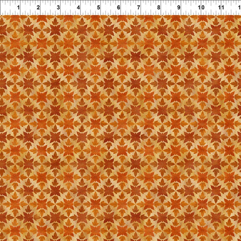 In The Beginning Autumn Celebration 7AUT 1 Medallions Rust By The Yard