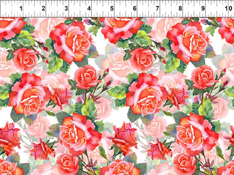 In The Beginning Decoupage 7DC 1 Red Roses By The Yard