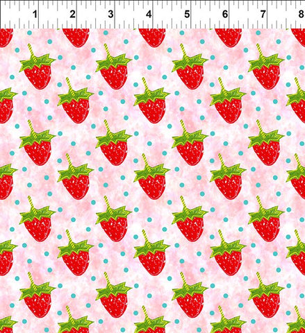 In The Beginning ABC's Of Color 7JHW 1 Pink Strawberries By The Yard