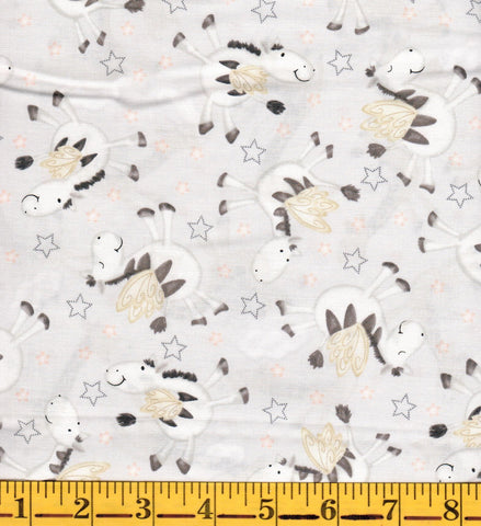 Studio E Moonlit Dreams 8025 90 Pearl Tossed Zebras By The Yard