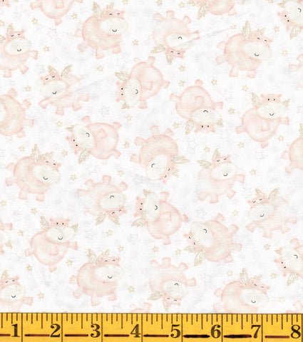 Studio E Moonlit Dreams 8028 03 Blush Tossed Hippos By The Yard