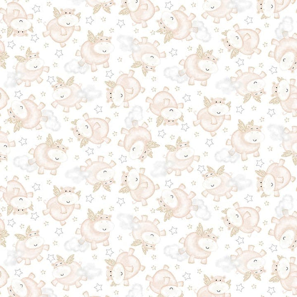 Studio E Moonlit Dreams 8028 03 Blush Tossed Hippos By The Yard