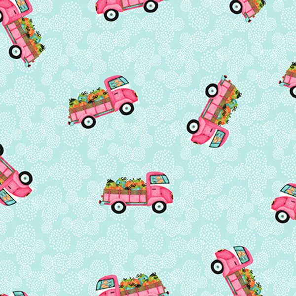 Studio E Country Fair 8207 12 Multi Trucks Toss 1.66 YARDS