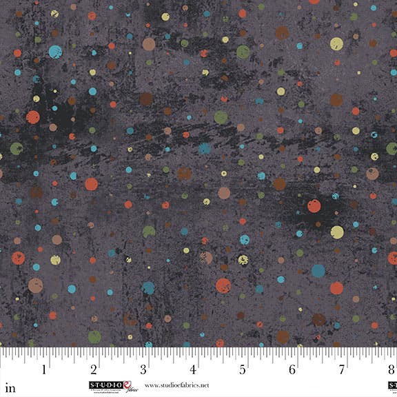 Studio E Rough Around The Edges 8273 37 Chocolate Weathered Dots By The Yard