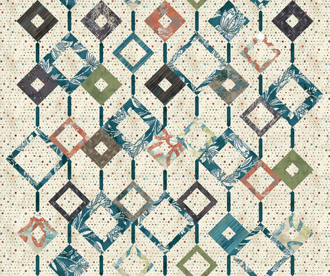 Studio E Rough Around The Edges 8274 10 Multi Diamond Chain By The Yard