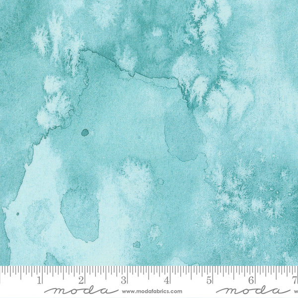 Moda Flow 8433 138 Seafoam Watercolor By The Yard