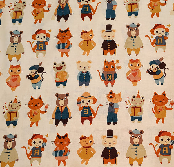 Studio E Zen Prints 8522 05 Animal Friends By The Yard