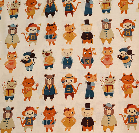 Studio E Zen Prints 8522 05 Animal Friends By The Yard