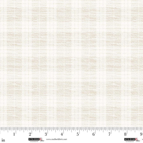 Studio E Pieces Of America 8595 14 Cream Plaid By The Yard
