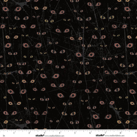 Studio E Scary Spice 8823 98 Charcoal Cat Eye By The Yard