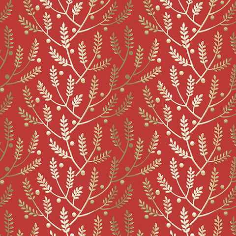 Andover Little Sweetheart 8823 R Scarlet Lavender By The Yard