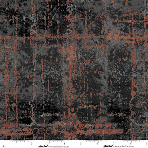 Studio E Scary Spice 8827 97 Graphite Rough Plaid By The Yard