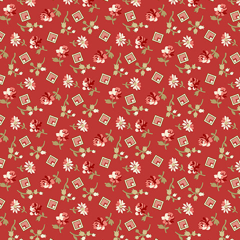 Andover Little Sweetheart 8828 R Crimson Something Borrowed By The Yard