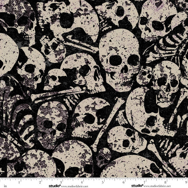 Studio E Scary Spice 8829 19 Mist Dem Bones By The Yard