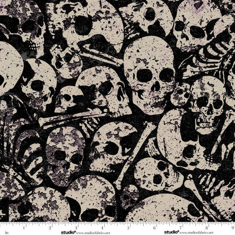 Studio E Scary Spice 8829 19 Mist Dem Bones By The Yard