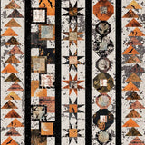 Studio E Scary Spice 8831 34 Sepia Quilt Block Border Stripes By The Yard