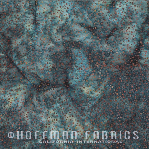 Hoffman Bali Batik 885 21 blaugrüne Farbe tropft meterweise