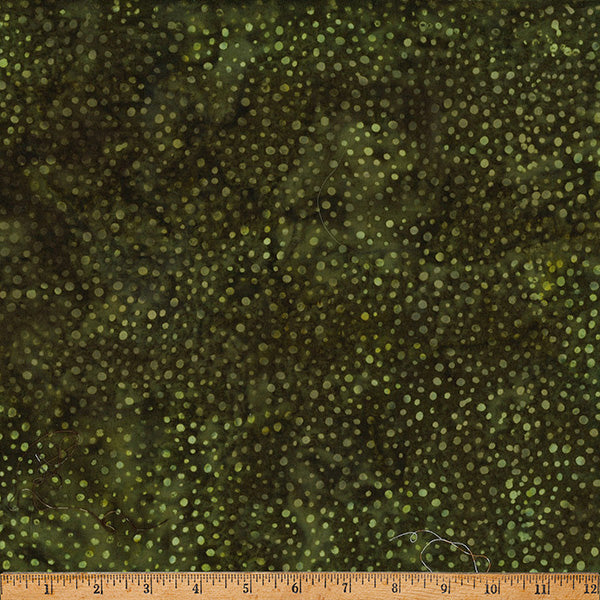Hoffman Bali Batiks 885 771 Olive Leaf Paint Drips By The Yard