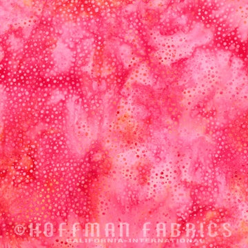 Hoffman Bali Batik 885 H12 Hot Pink Paint Drips By The Yard