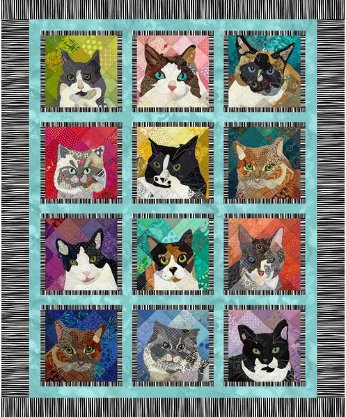 Studio E Meow Mix 8962P 678 Multi Cats 36" PANEL By The PANEL (Not Strictly By The Yard)