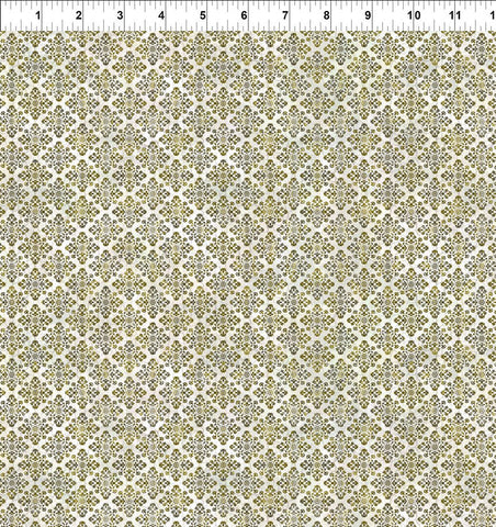 In The Beginning Carpet Bag Romance 8CBR 2 Green Medallion By The Yard