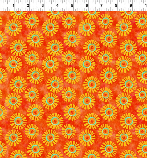 In The Beginning ABC's Of Color 8JHW 1 Orange Suns 2.5 YARDS