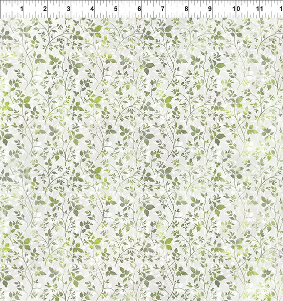 In The Beginning - Ethereal - 8JYT 3 Vines Green 1.625 YARDS