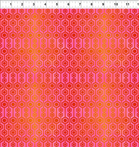 In The Beginning PAWsitivity 8PAW 1 Red Hex 2.75 YARDS