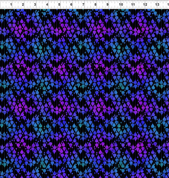 In The Beginning Vivid 8VIV 2 Purple Drops By The Yard
