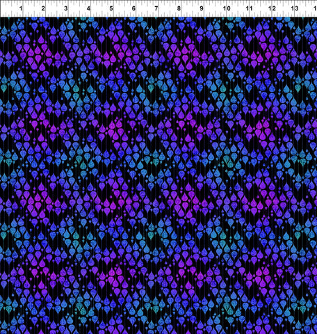 In The Beginning Vivid 8VIV 2 Purple Drops By The Yard