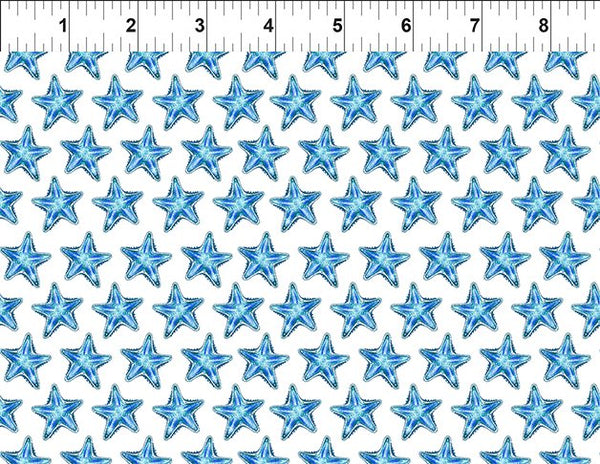 In The Beginning Wonders Of The Ocean 8WO 1 Blue Starfish By The Yard