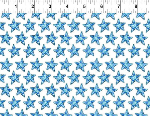 In The Beginning Wonders Of The Ocean 8WO 1 Blue Starfish By The Yard