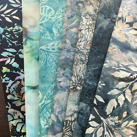 Matt's Mystery Bundles - 4.32 yards - Batiks #8- Assorted Remnants
