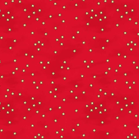 Studio E Christmas At Pooh Corner 9108 88 Red Stars By The Yard
