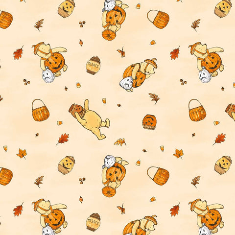 Studio E Haunted Acre Wood 9128 44 Yellow Bears By The Yard