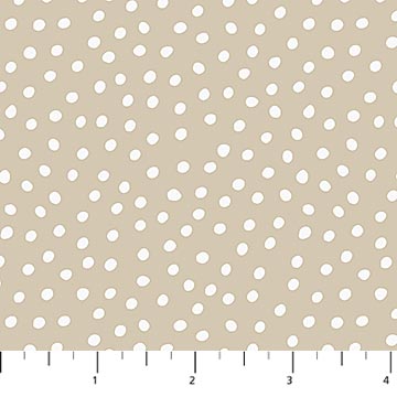 FIGO Story Book 91338 14 Taupe Dots By The Yard