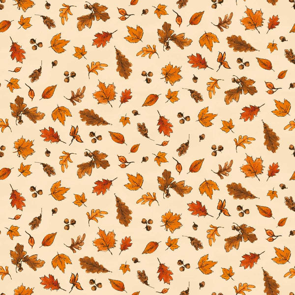 Studio E Haunted Acre Wood 9134 44 Yellow Leaves By The Yard