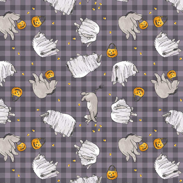 Studio E Haunted Acre Wood 9138 59 Purple Ghosts By The Yard