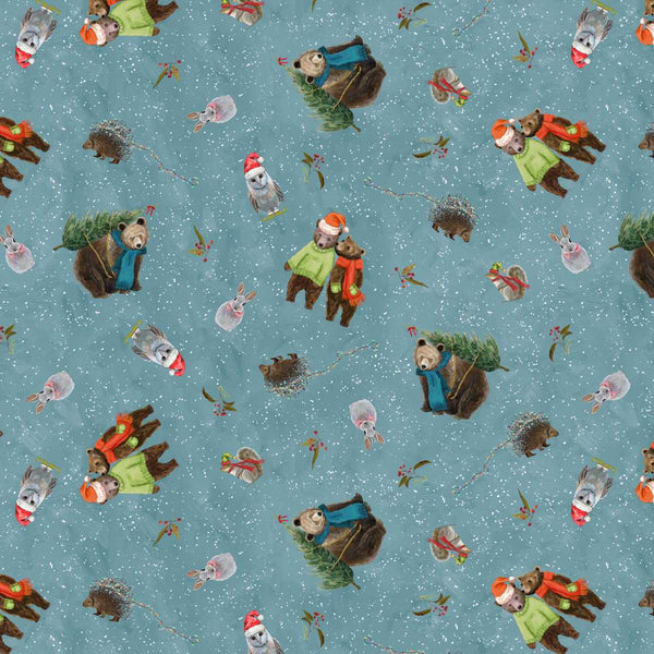 Studio E Holly Woods 9234 79 Slate Woodland Toss By The Yard
