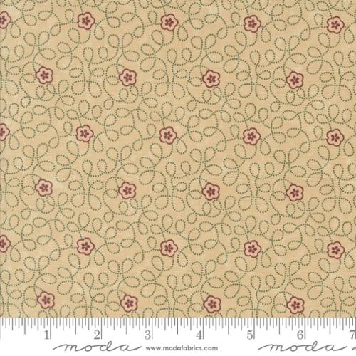 Moda -  Kansas Troubles Quilters - Daisy Lane 9762 11 Dandelion Multi By The Yard