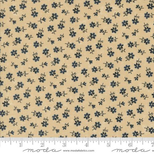 Moda -  Kansas Troubles Quilters - Daisy Lane 9763 11 Dandelion Bluebell By The Yard