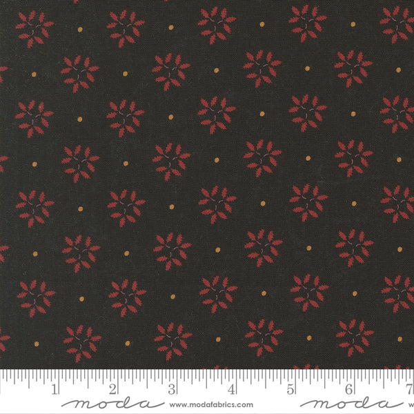 Moda Kansas Troubles - Wheatland 9792 19 Slate Leaf Trio By The Yard