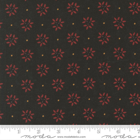 Moda Kansas Troubles - Wheatland 9792 19 Slate Leaf Trio By The Yard